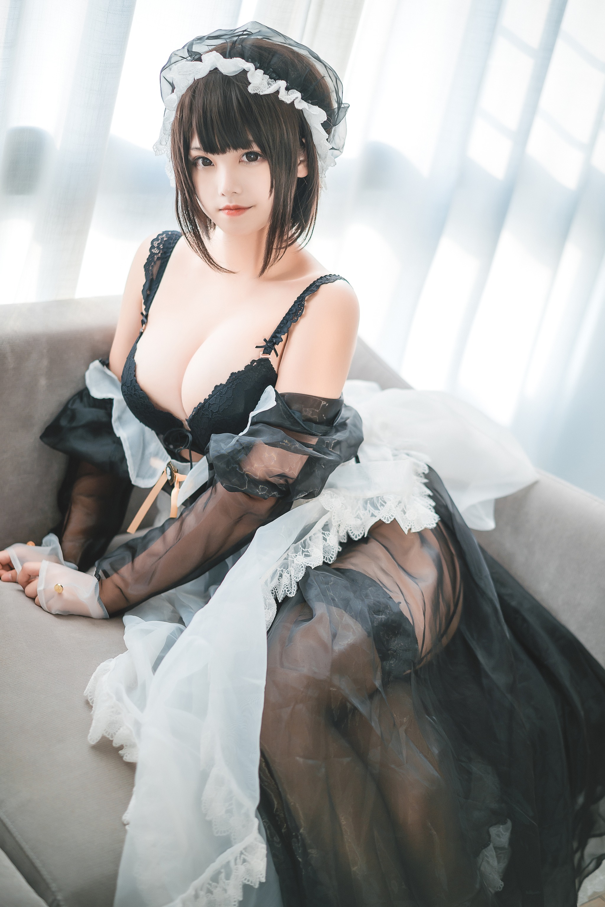 蜜汁猫裘 - NO.021 透明女仆 [30P]-XikXak